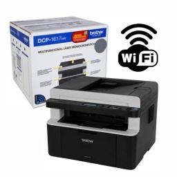 Impresora Láser Multifunción Brother DCP-1617NW Monocromática