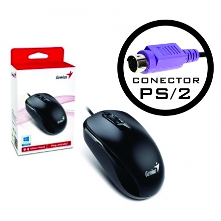 Mouse Genius DX-110 PS2 / Negro
